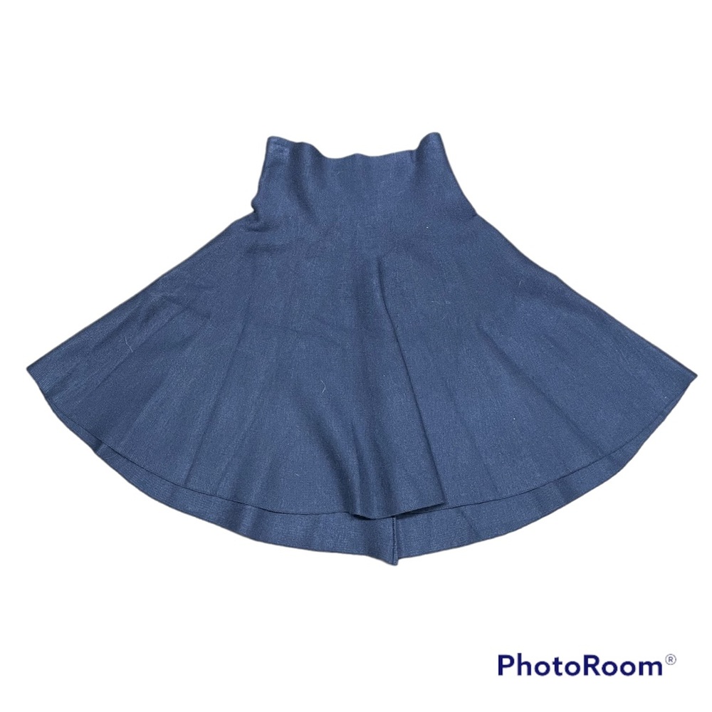 Navy blue circle skirt